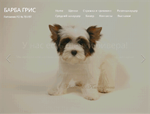 Tablet Screenshot of barba-gris.schnauzer.ru